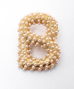 ButtonScarves Almeta Brooch - Gold