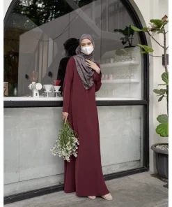 MURAKAMI Basic Dress by Azmiza