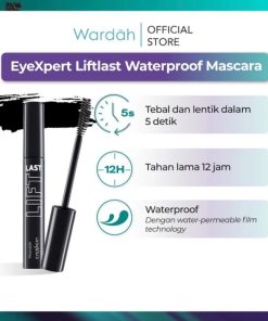 Wardah EyeXpert Liflast Waterproof Mascara - Melentikan Tahan Lama